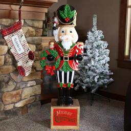 Sunnydaze Decor 48 in. Karl Nutcracker Christmas Statue - Indoor/Outdoor Resin Sculpture thumbnail 6