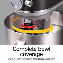 Hamilton Beach Professional All-Metal 12-Speed Stand Mixer, 4.5 Qt. Stainless Steel Bowl, Silver thumbnail 6
