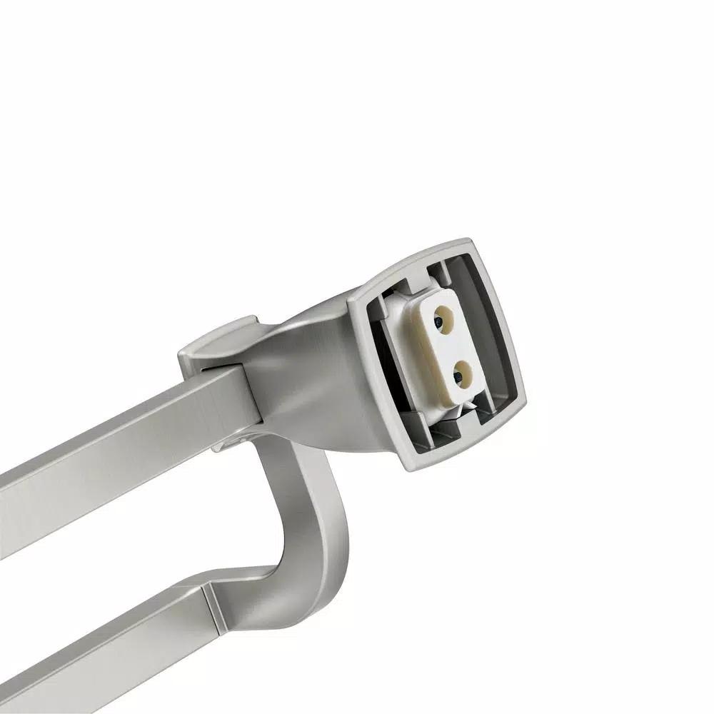 MOEN Hensley 24 in. Double Towel Bar with Press and Mark Installation, Brushed Nickel