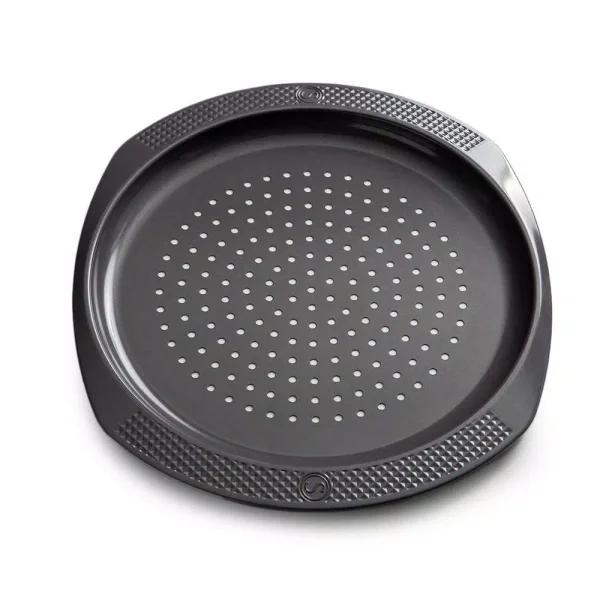 Saveur Selects 12 in. Artisan Pizza Pan, Carbon Steel