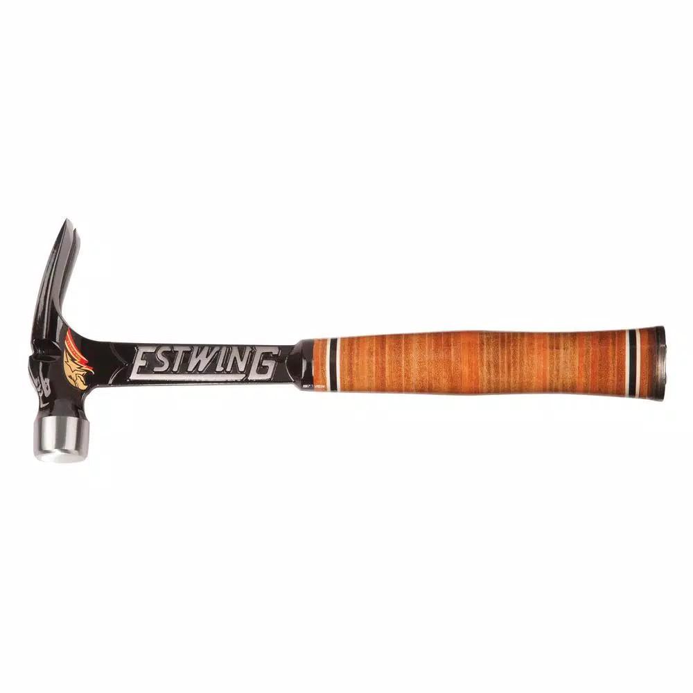 Estwing 19 oz. Ultra Framing Hammer with Black Leather Grip and Rip Claw