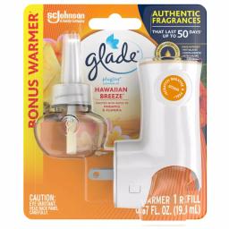 Glade PlugIns Hawaiian Breeze Scented Oil Starter Kit, 0.67 oz. thumbnail 1