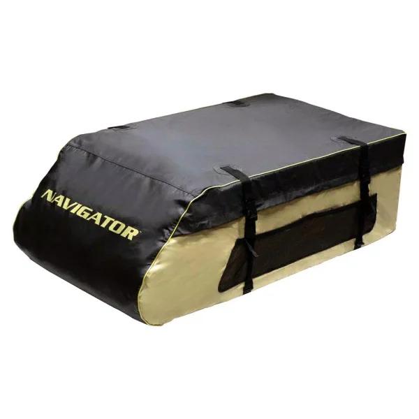 Unbranded Pilot's 18 cu. ft. Soft-Sided Waterproof Roof Cargo Bag - Black