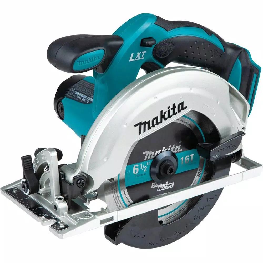 Makita 18V LXT Cordless 6-1/2 in. Circular Saw & Oscillating Multi-Tool Combo Kit (Tool Only)