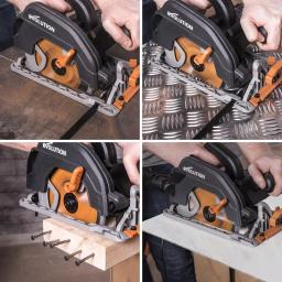 Evolution Power Tools Evolution R185CCS 15 Amp 7-1/4 in. Multi-Material Circular Saw with LED Light and Electric Brake thumbnail 4