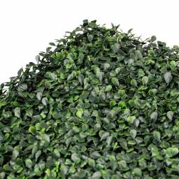 Ejoy GorgeousHome Artificial Boxwood Hedge Greenery Panels, 20 x 20 in., Dark Green (12-Pack) thumbnail 3