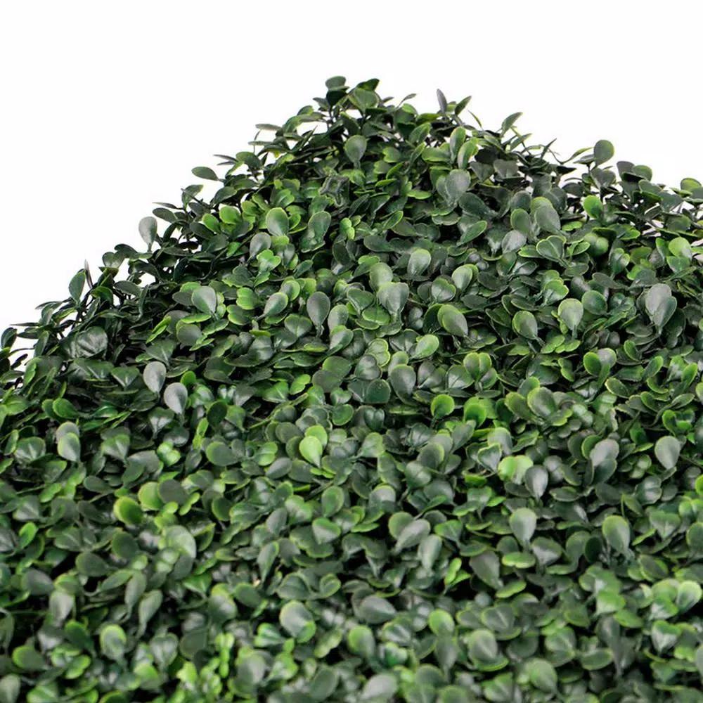 Ejoy GorgeousHome Artificial Boxwood Hedge Greenery Panels, 20 x 20 in., Dark Green (12-Pack)