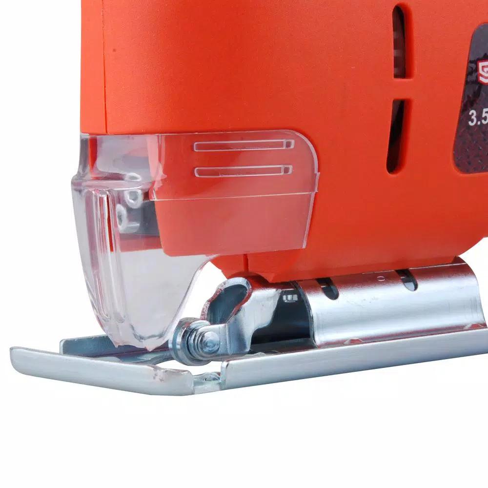 Steel Core 3.5 Amp Corded Electric Jig Saw with Variable Speed