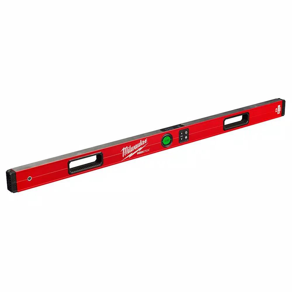 Milwaukee 48 in. Digital Box Level with PINPOINT Technology and 700 Lumen LED Flashlight Kit