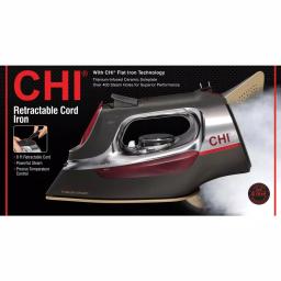 CHI Retractable Cord Steam Iron with Titanium-Infused Ceramic Soleplate thumbnail 7