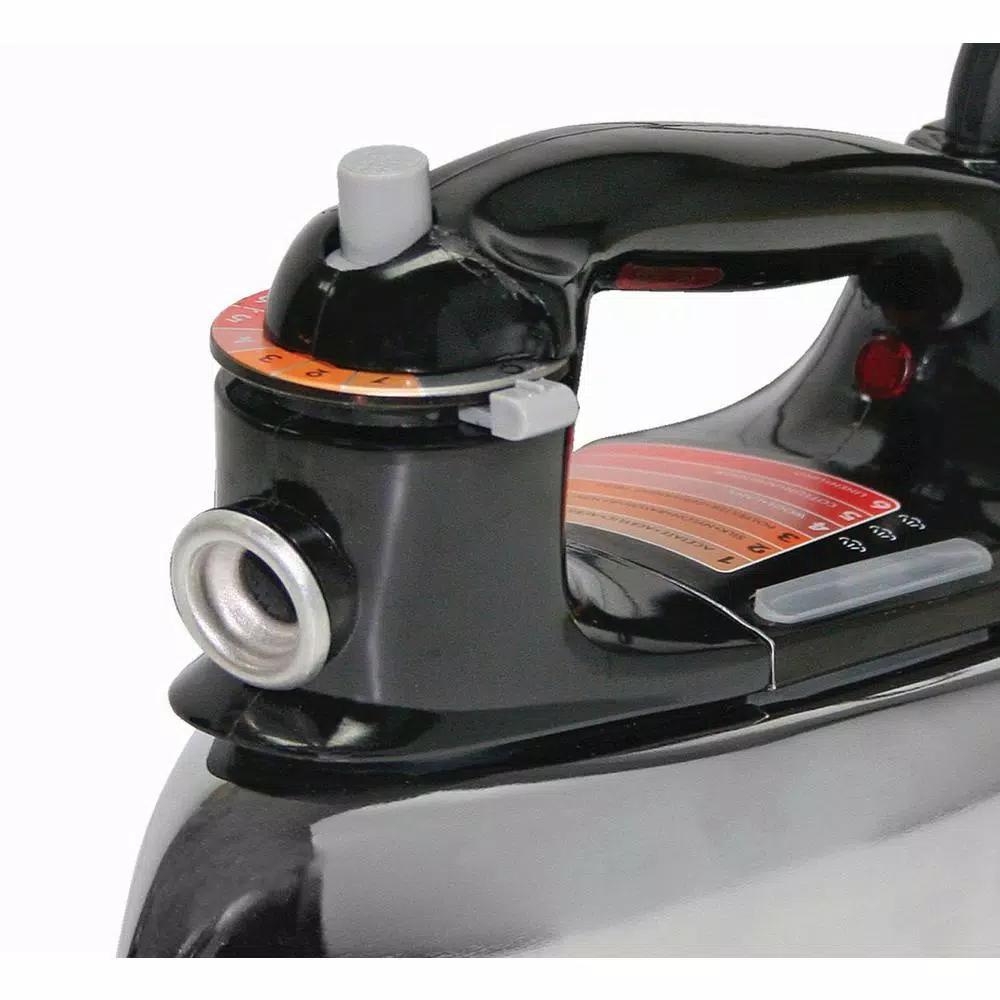 Continental Classic Steam and Dry Iron with Polished Aluminum Soleplate, Chrome Body, 1100W