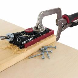 Milescraft PocketJig200 Complete Pocket Hole Jig Kit with Bit, Screws, and Drivers thumbnail 2