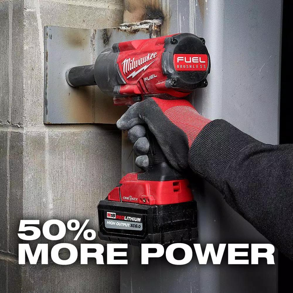 Milwaukee M18 REDLITHIUM HIGH OUTPUT 18V Lithium-Ion Battery Pack Combo Kit (4-Pack: 2x 6.0Ah & 2x 3.0Ah)