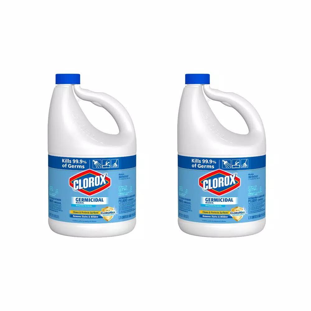 Clorox Concentrated Germicidal Bleach, 121 oz (2-Pack)