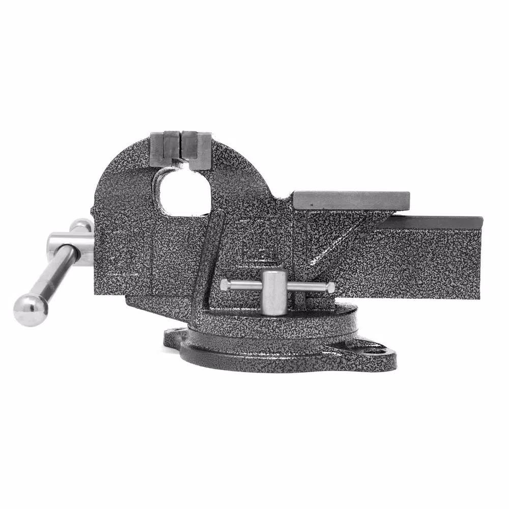 WEN 3-in. Heavy-Duty Cast Iron Bench Vise with Swivel Base