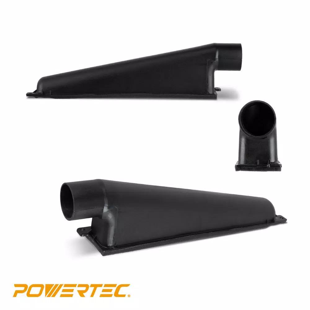 POWERTEC Dust Collector Hood and Screw Set for PL1250, PL1251, PL1252 Planers