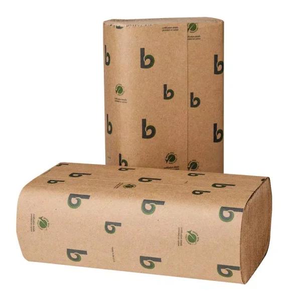 Boardwalk Green Multi-Fold Paper Towels, Natural White, 9.12 x 9.5 in, 4000 Count