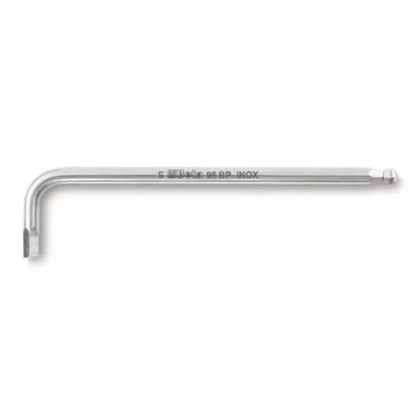 Beta 96BPINOX Stainless Steel 8-Ball Head Offset Hex Key Wrench