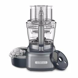 Cuisinart Elemental 13-Cup Food Processor with Dicing Kit and 4.5-Cup Bowl, 550W, Gray thumbnail 2