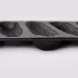 ExcelSteels 12.25 in. Cast Iron Corn Shaped Bread Baking Tray thumbnail 3