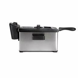 Elite Cuisine Elite 3.5 Qt. Immersion Deep Fryer, 1500W Electric Countertop Fryer with Adjustable Thermostat thumbnail 2