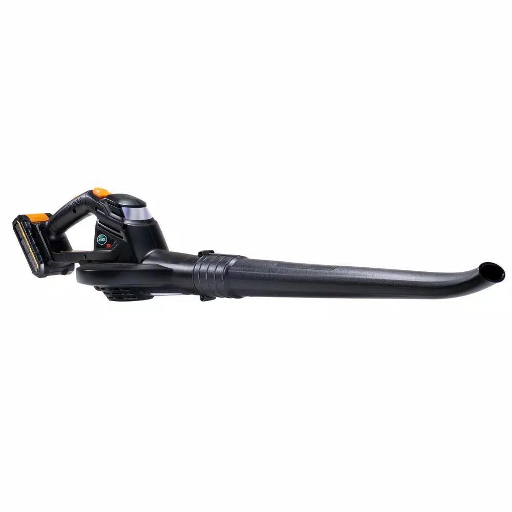 Scotts 20V Cordless Leaf Blower Kit with 2.0Ah Battery and Fast Charger, 130 MPH, 98 CFM