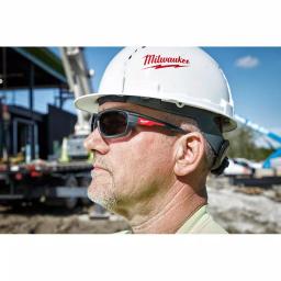 Milwaukee BOLT White Type 1 Class C Vented Hard Hat with Performance Tinted Safety Glasses Set thumbnail 11