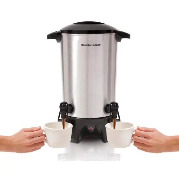 Hamilton Beach 45-Cup Stainless Steel Dual-Spout Coffee Urn