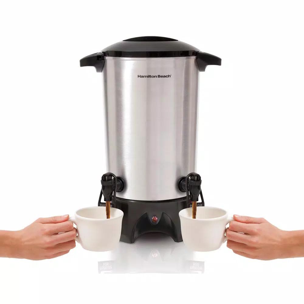 Hamilton Beach 45-Cup Stainless Steel Dual-Spout Coffee Urn
