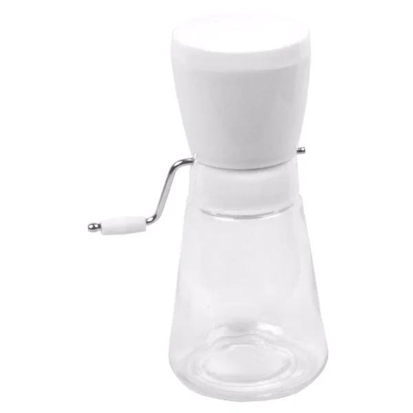 Fox Run White Nut Chopper with Glass Bowl and Stainless Steel Blades