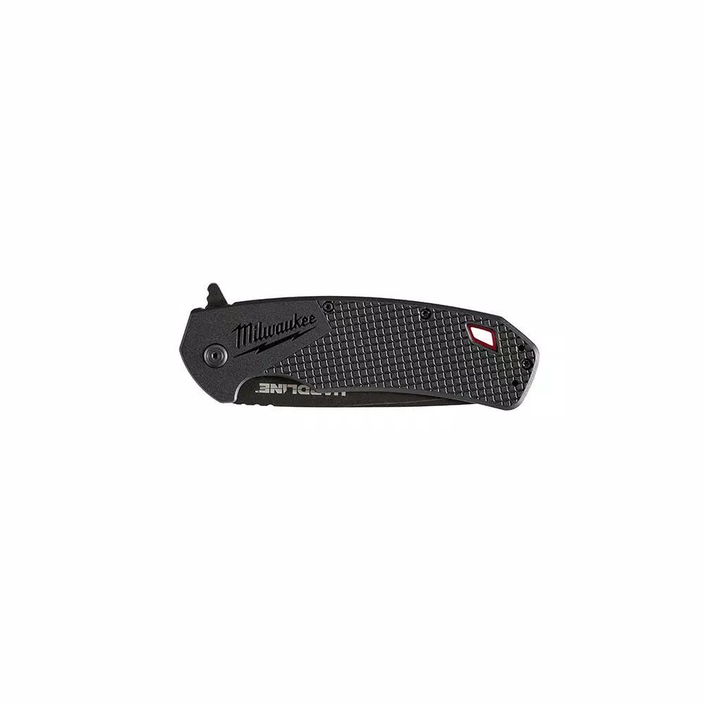 Milwaukee Hardline 3.5 in. D2 Steel Smooth Blade Folding Pocket Knife