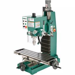 Grizzly Industrial Heavy-Duty Benchtop Milling Machine with Motorized Headstock and Digital Displays thumbnail 1