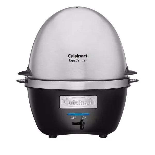 Cuisinart Egg Central 10-Egg Stainless Steel Egg Cooker with Poaching and Omelet Trays