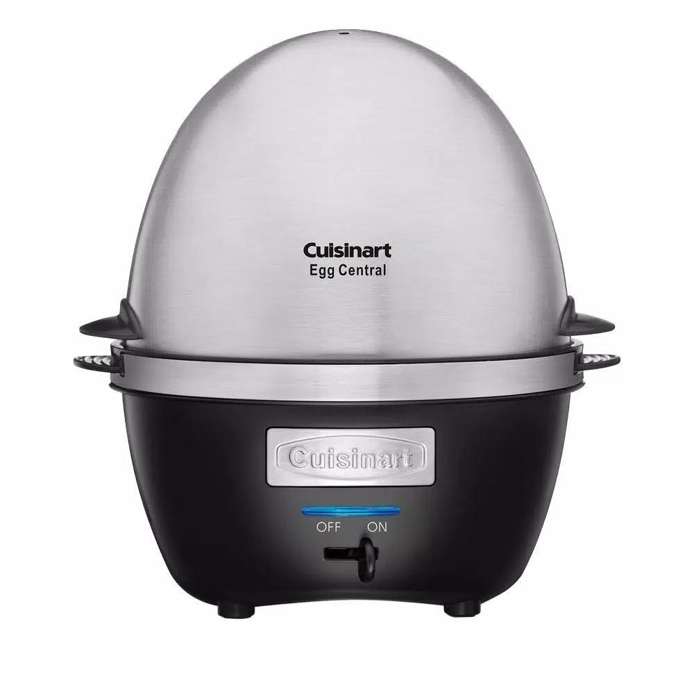Cuisinart Egg Central 10-Egg Stainless Steel Egg Cooker with Poaching and Omelet Trays