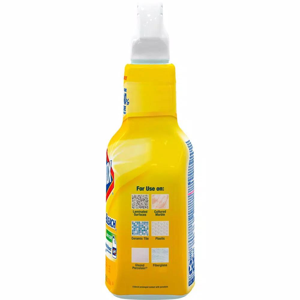 Clorox Clean-Up All Purpose Cleaner Spray with Bleach, Lemon Scent, 32 oz (2-Pack)
