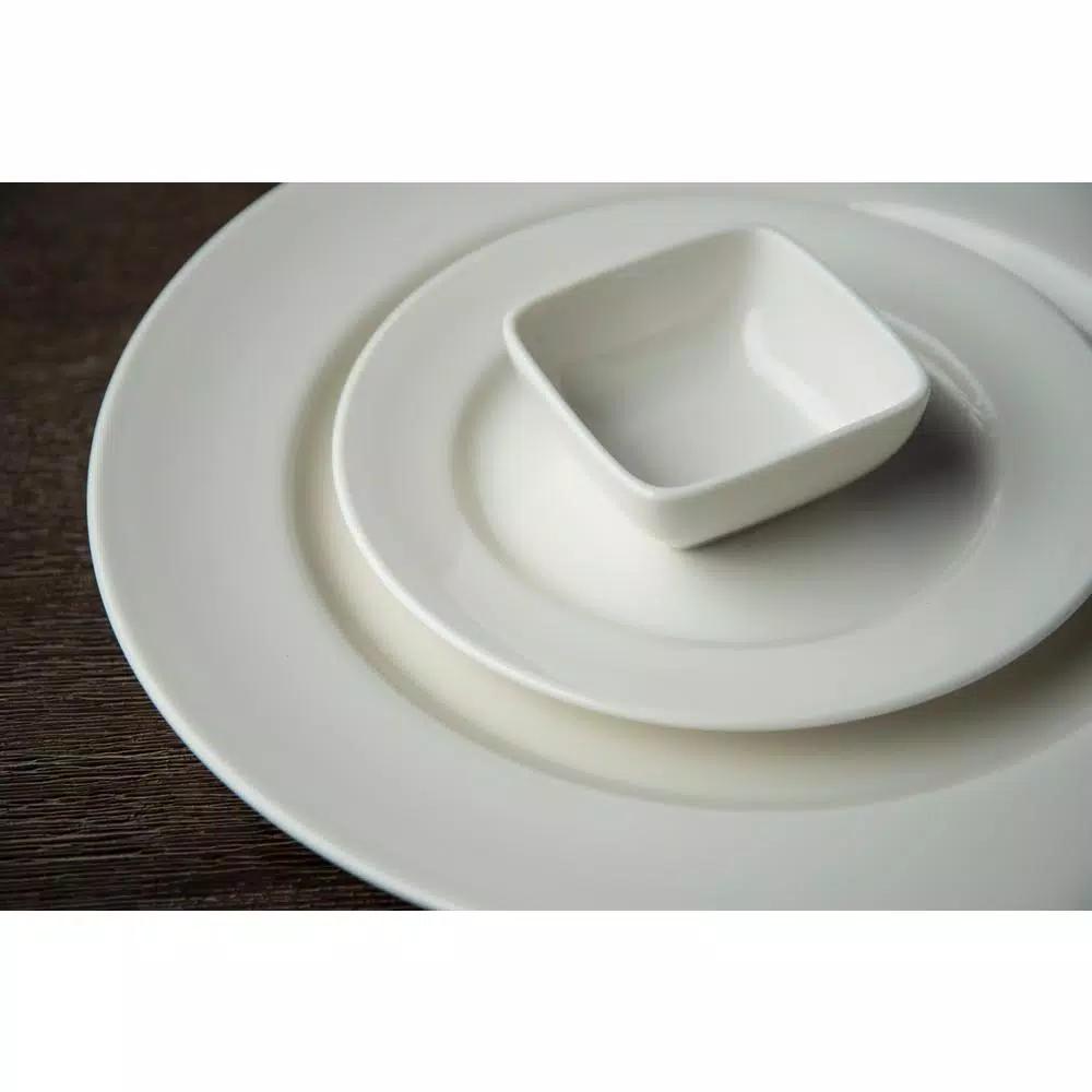 Oneida Verge White Porcelain Creamers, 3.25 oz. (Set of 48)