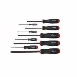 Bondhus Metric ProHold Ball End Screwdriver Set with ProGuard Finish, 9-Piece thumbnail 1