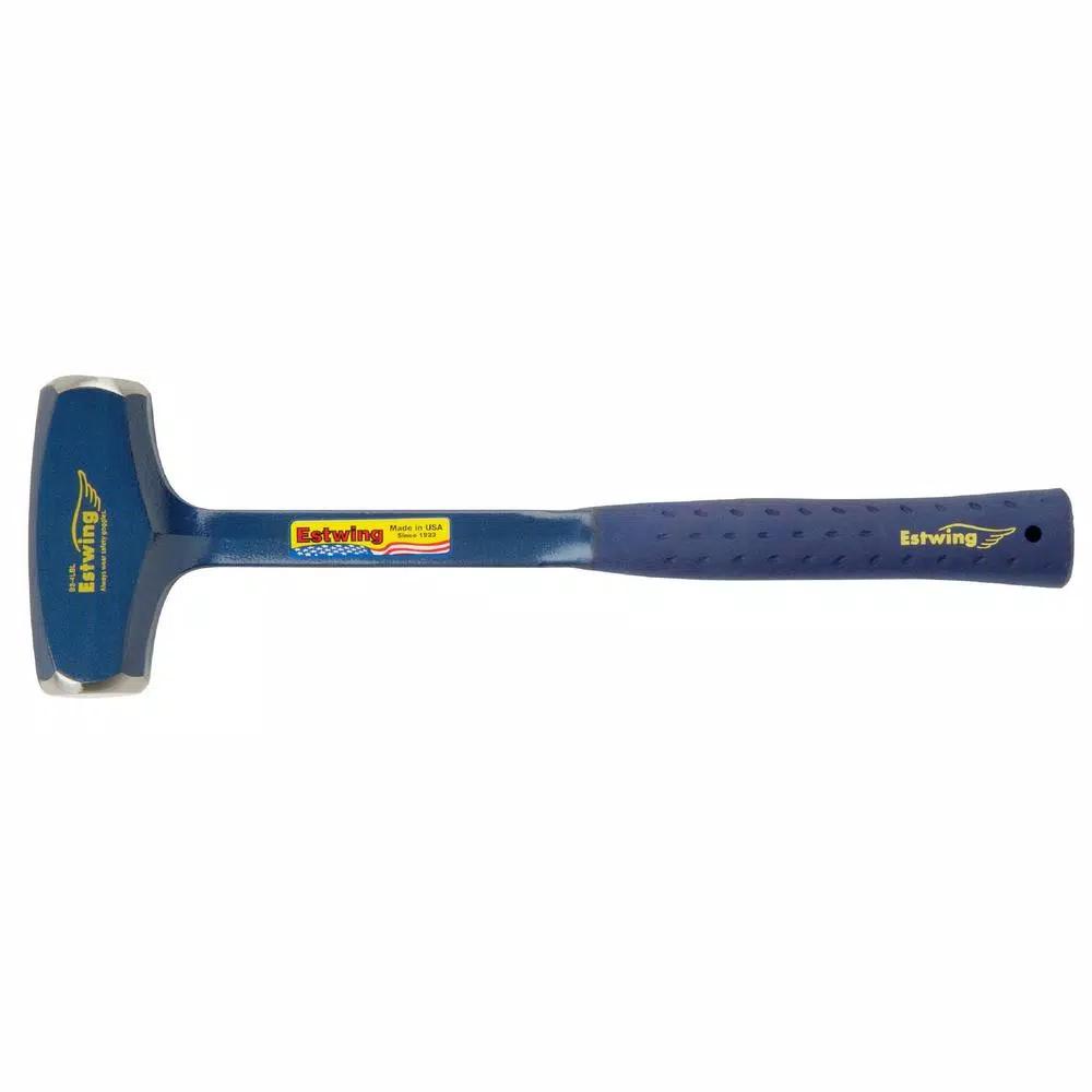 Estwing 4 lb. Solid Steel Long Handle Drilling Hammer with Shock Reduction Grip