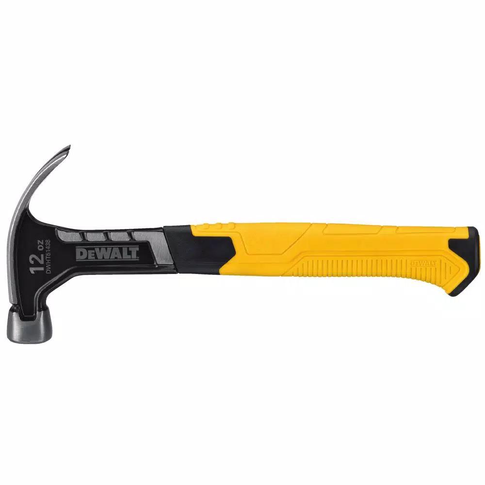 DEWALT 12 oz. Steel Curve Claw Hammer with Composite Handle