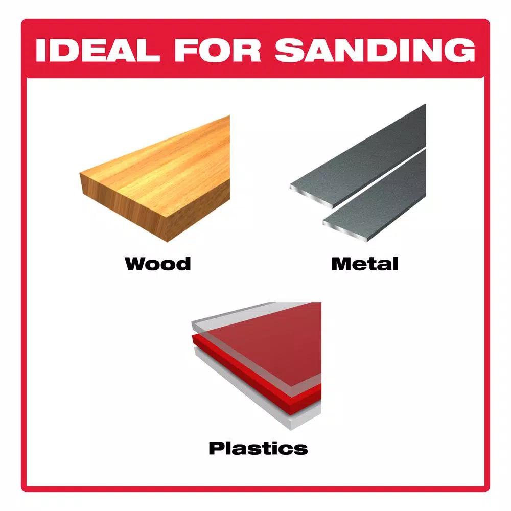 DIABLO 4.5 in. x 5.5 in. Clamp-On Sanding Sheets, Assorted Grit (100, 150, 220), 18-Pack