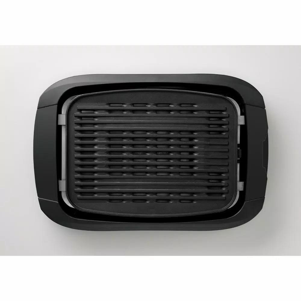 Zojirushi Black Stainless Steel Indoor Electric Grill, 1500W, 165 sq. in. Cooking Surface