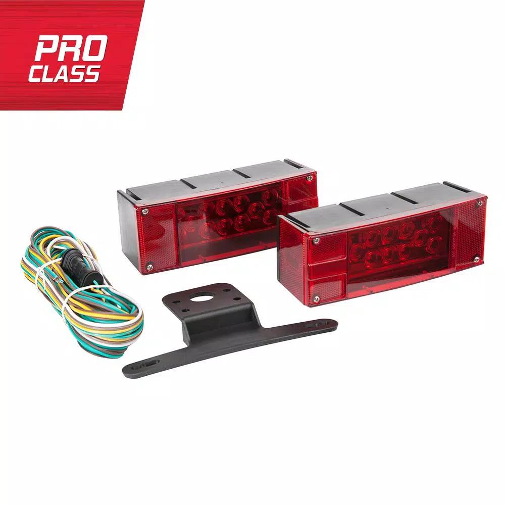 TowSmart LED Low Profile Trailer Light Kit - Waterproof DOT Compliant