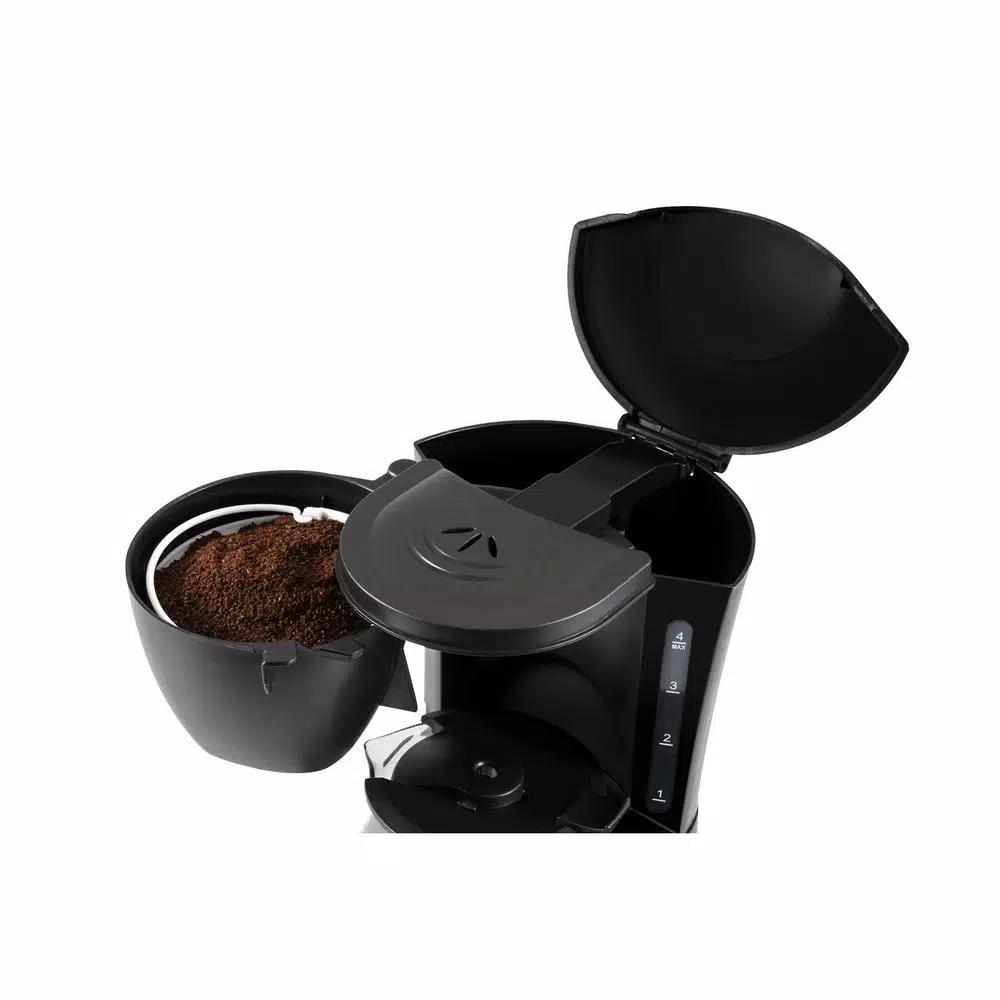 Koblenz Kitchen Magic Collection 4-Cup Drip Coffee Maker, Black
