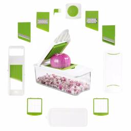 Classic Cuisine 7-in-1 Chopper Mandoline Slicer with Storage Base thumbnail 1