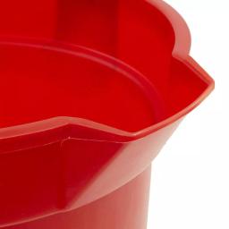 TAFCO PRODUCTS Tafco 3.5 Gal. Red Round Utility ECO Bucket, 14 Qt. Heavy-Duty Commercial Grade, Made from 100% Recycled Water Bottles thumbnail 7