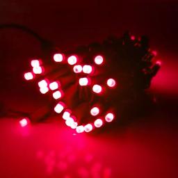 HOLIDYNAMICS HOLIDAY LIGHTING SOLUTIONS 50-Light RGB LED String Lights, 5 mm Frosted Bulbs, 4 in. Spacing, Green Cord thumbnail 5