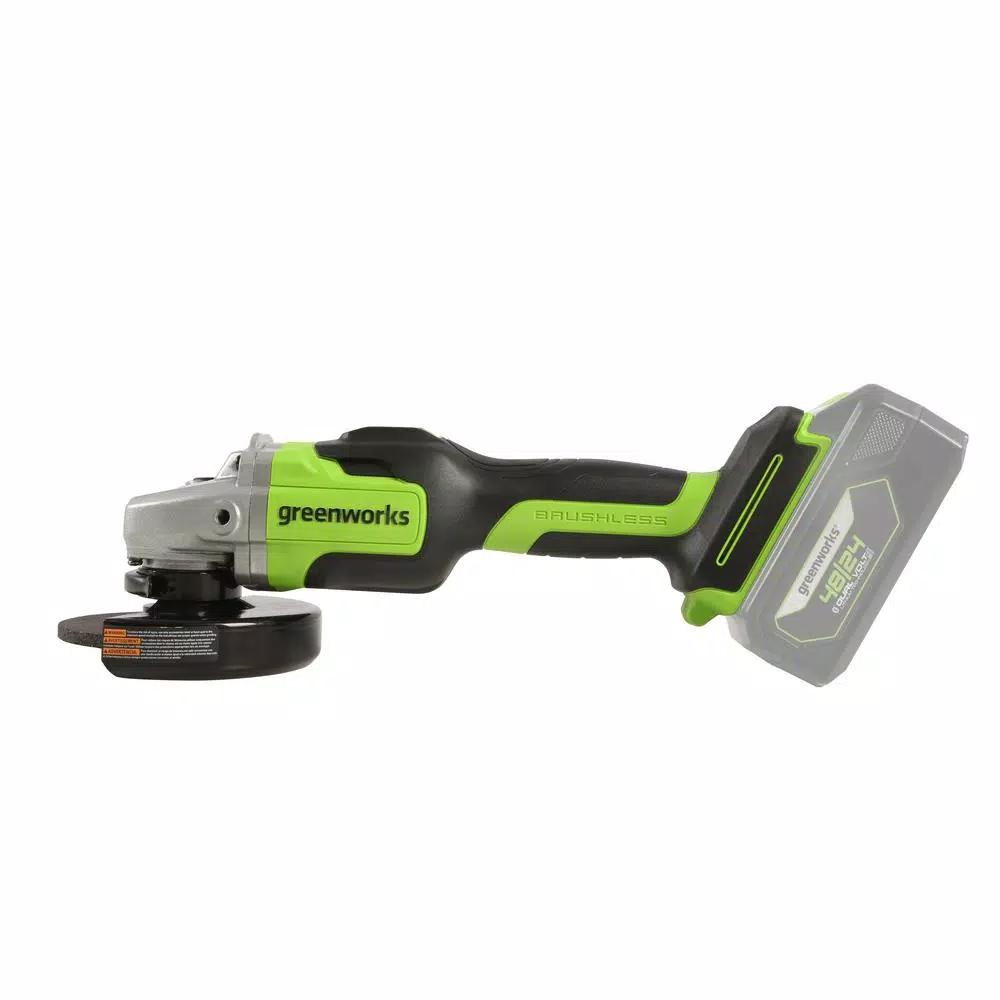 Greenworks 24V Cordless Brushless 4.5 in. Angle Grinder, Tool Only