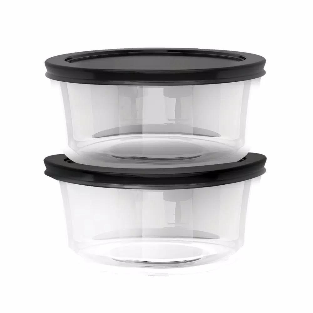 Black+Decker 2-Speed Food Chopper with Two 4-Cup Glass Bowls