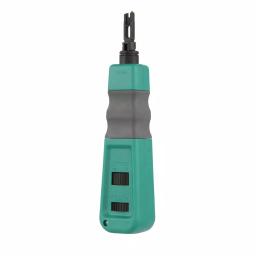 Commercial Electric Ratchet Modular Plug Crimper and Impact Punch Down Tool Set thumbnail 2