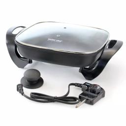 Better Chef 11.5 in. Black Non-Stick Electric Skillet Grill, 1500W thumbnail 4